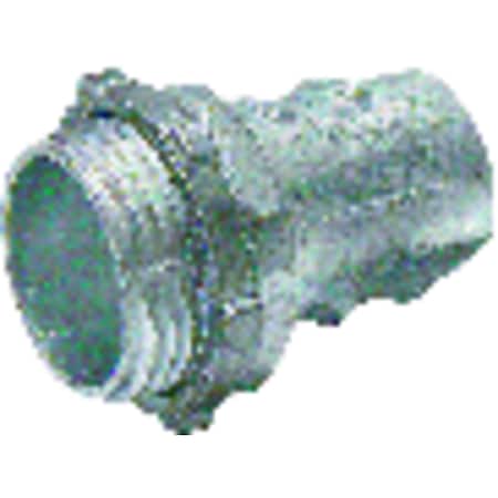 Gampak Conduit Fitting Connector, Screw-in, Steel, Red 49010